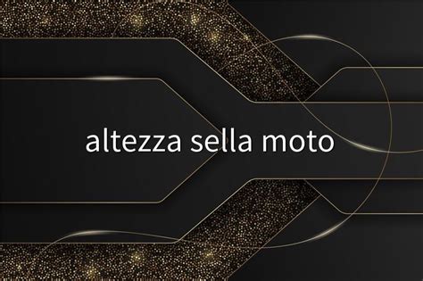 altezza sella della moto e altezza del..conducente O.ò [Archivio 